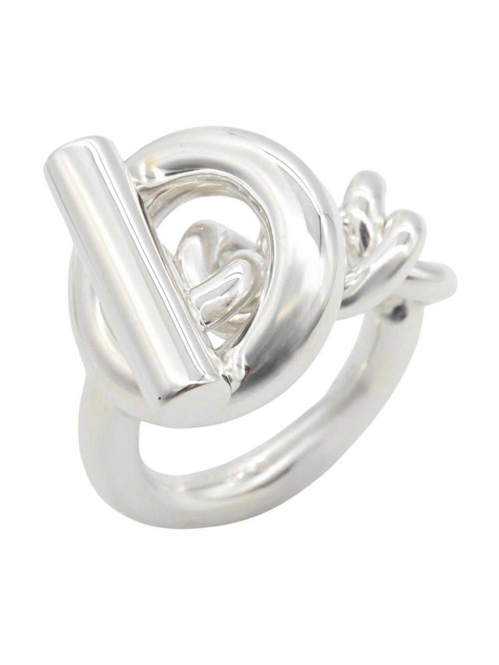 Hermes Croisette Gm Ring #5.5 Us Size #274954H10B